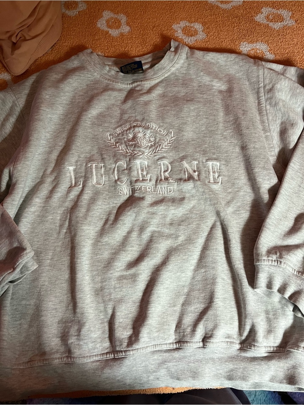 Switzerland Crewneck Sweatshirt - Light Gray